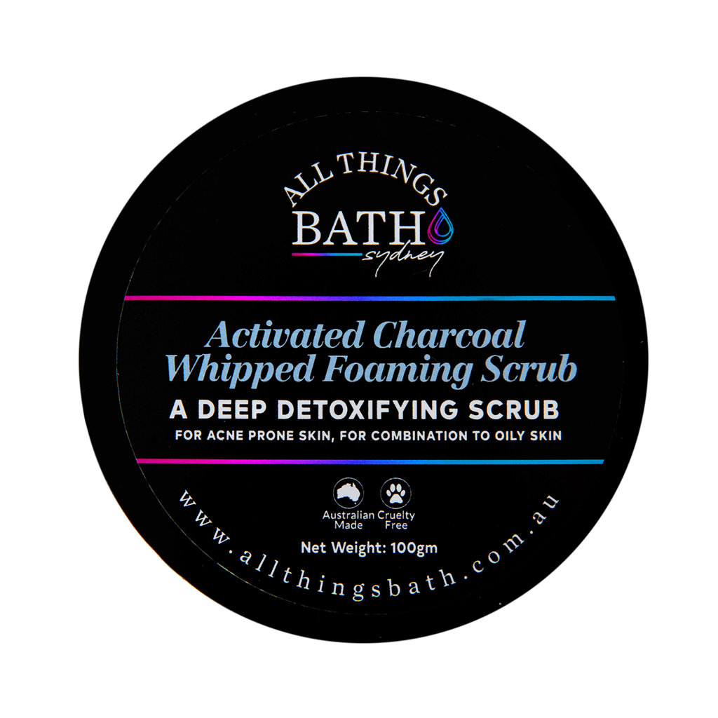 Activated Charcoal Whipped Foaming Scrub