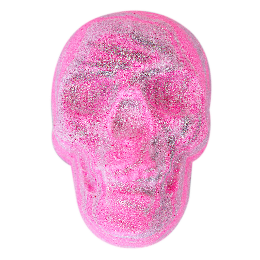 pink-lychee-skull-bath-bomb-all-things-bath